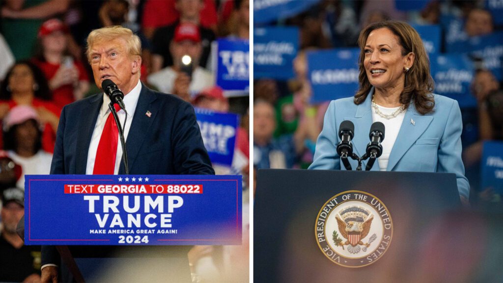 Trump Harris Rally 2024: Donald Trump in Georgia and Kamala Harris in Michigan